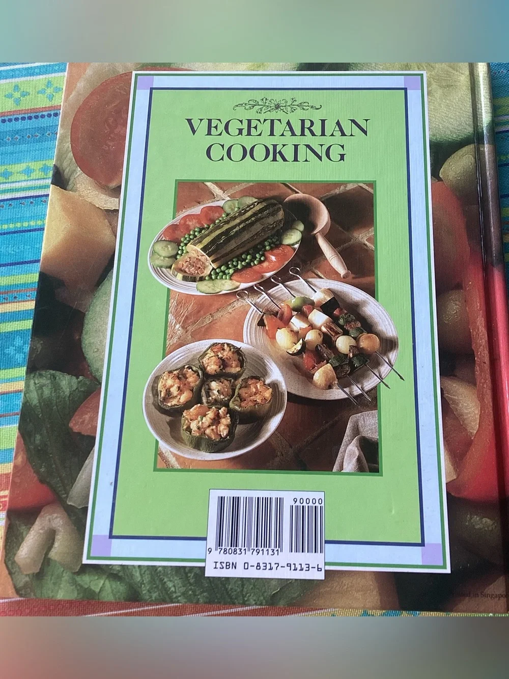 Vegetarian Cooking Vintage Cookbook - copyright 1987